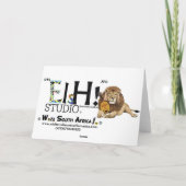 Carte Joyeux anniversaire - Guinée Fowl (Dos)