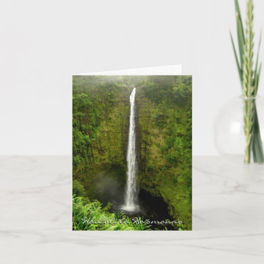 Carte Joyeux anniversaire-Hawaï (Devant)