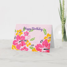 Joyeux anniversaire hawaïen