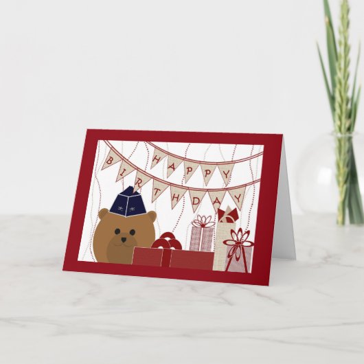 Carte Joyeux Anniversaire, Héros de la Force aérienne ! (Devant)