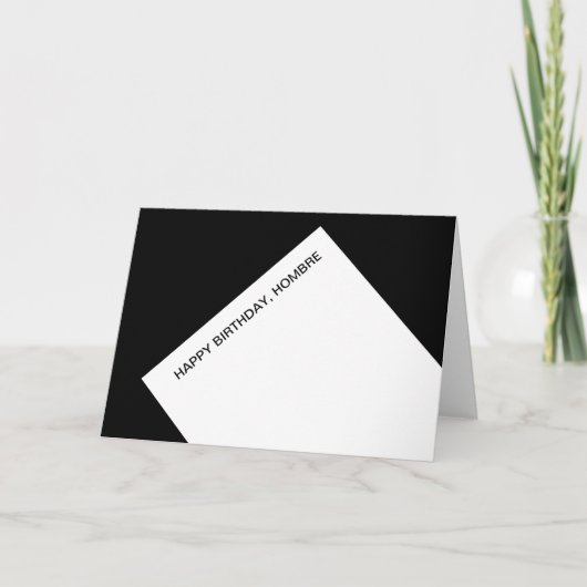 Carte Joyeux anniversaire, hombre (Devant)