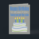Carte Joyeux Anniversaire Homme I Love Funny Birthday Ca<br><div class="desc">Carte de voeux d'anniversaire drôle pour lui de sa femme. Joyeux Anniversaire à l'homme que j'aime, Aujourd'hui tu reçois le gâteau... Ce soir, je peux souffler la bougie. Carte suggestive humoristique pour l'homme que vous aimez, qui a un bon sens de l'humour. C'est drôle pour les adultes, mais juste assez...</div>
