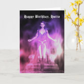 Carte Joyeux anniversaire, Hottie (Fleur jaune)