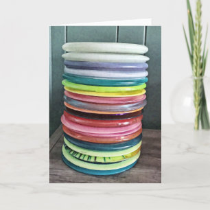 Carte Joyeux anniversaire Humour de golf de disque