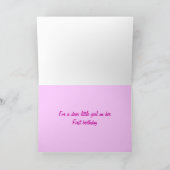 Carte Joyeux anniversaire I year old (Intérieur)