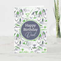 Joyeux Anniversaire | Icônes Golf Vert