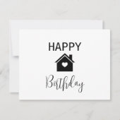 Carte Joyeux Anniversaire immobilier (Devant)