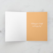 Carte Joyeux Anniversaire Indien Paintbrush Watercolor F (Intérieur)