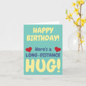 Carte Joyeux Anniversaire interurbain (Fleur jaune)