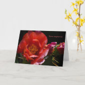 Carte Joyeux anniversaire (italien) (Fleur jaune)