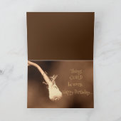 Carte Joyeux anniversaire... je pense... (Intérieur)
