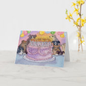 Carte Joyeux anniversaire ! J'espère que vous obtenez be (Fleur jaune)