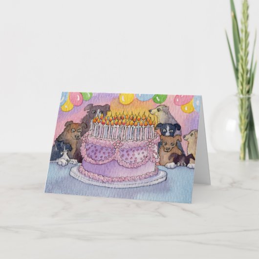 Carte Joyeux anniversaire ! J'espère que vous obtenez be (Devant)