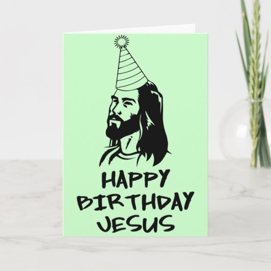 Carte Joyeux anniversaire Jésus (Devant)