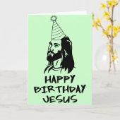 Carte Joyeux anniversaire Jésus (Fleur jaune)