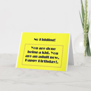 CARTE JOYEUX ANNIVERSAIRE JEUNE ADULTE REGARDEZ