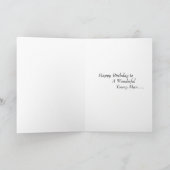 Carte Joyeux anniversaire "Jeune homme" (Intérieur)