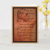 Carte Joyeux anniversaire "Jeune homme" (Fleur jaune)