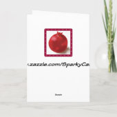 Carte Joyeux Anniversaire - Joyeux Salutation colorée (Dos)