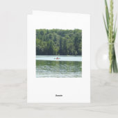 Carte Joyeux anniversaire | Kayak Photo (Dos)