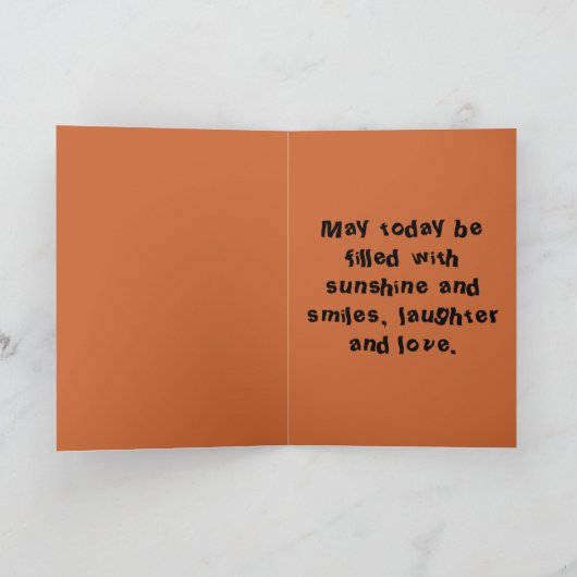 Carte Joyeux anniversaire Kokopelli Notes musiciennes pe (Intérieur)