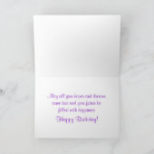 Carte Joyeux anniversaire Labrador Retriever Puppy Dog C (Intérieur)