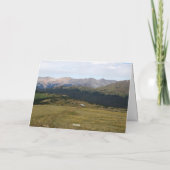 Carte Joyeux anniversaire, lac bear, le Colorado (Dos)