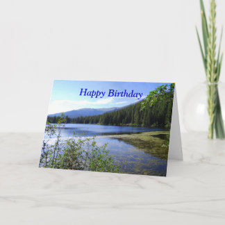 Carte Joyeux anniversaire, lac bear, le Colorado