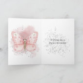 Carte Joyeux Anniversaire Lapin Mignon avec Ruban (Intérieur)