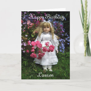 Carte Joyeux anniversaire Lauren