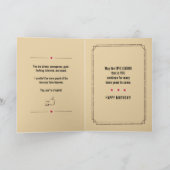 Carte Joyeux anniversaire le plus légendaire fils de tou (Intérieur)