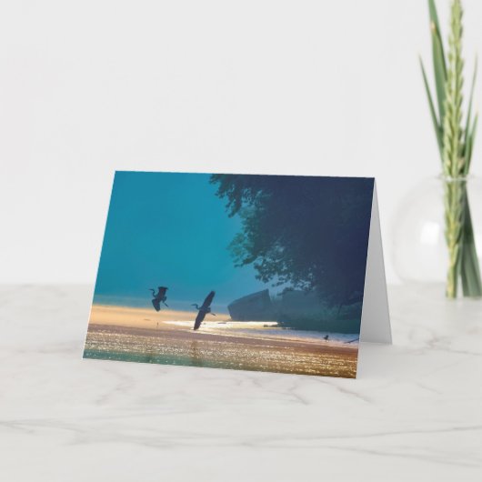 Carte Joyeux anniversaire - Les grands héros bleus prenn (Devant)