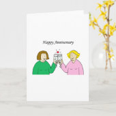 Carte Joyeux anniversaire lesbien (Fleur jaune)