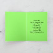 Carte Joyeux Anniversaire Lily de la vallée (Intérieur)