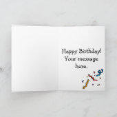 Carte Joyeux Anniversaire Llama (Intérieur)