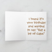 Carte Joyeux Anniversaire Llama (Intérieur)