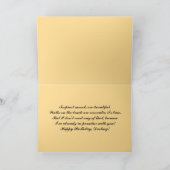 Carte Joyeux Anniversaire Love Tropical Sunset Card (Intérieur)