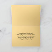 Carte Joyeux Anniversaire Love Tropical Sunset Card (Intérieur)