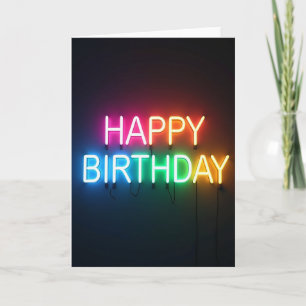 Carte Joyeux Anniversaire Lumière Lumineuse
