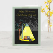 Carte Joyeux anniversaire ma chère âme mate (Fleur jaune)