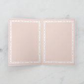 Carte Joyeux anniversaire - mahjong tuiles et gâteau ros (Intérieur)