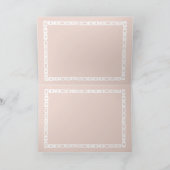 Carte Joyeux anniversaire - mahjong tuiles rose (Intérieur)