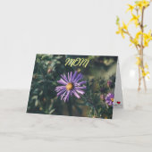 CARTE JOYEUX ANNIVERSAIRE ***MAMAN*** (Fleur jaune)