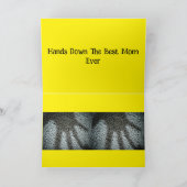 Carte Joyeux anniversaire Maman Black Eyed Susan (Intérieur)