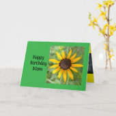 Carte Joyeux anniversaire Maman Black Eyed Susan (Fleur jaune)