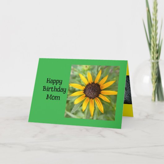 Carte Joyeux anniversaire Maman Black Eyed Susan (Devant)