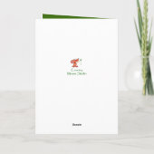 Carte Joyeux Anniversaire Maman Chickadee, Bird & Dentel (Dos)