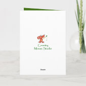 Carte Joyeux Anniversaire Maman Chickadee, Bird & Dentel (Dos)