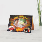 Carte Joyeux anniversaire Maman coucher du soleil 2584 (Devant)