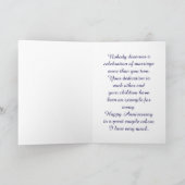 Carte Joyeux anniversaire maman et papa, Elégante Calla (Intérieur)